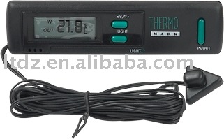 Digital in/out door thermometer(car thermometer)