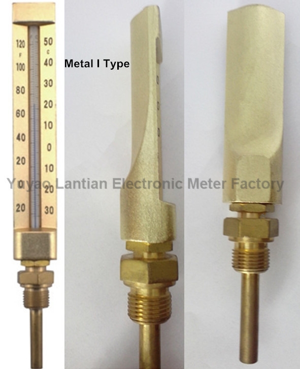 industrial glass hot water thermometer